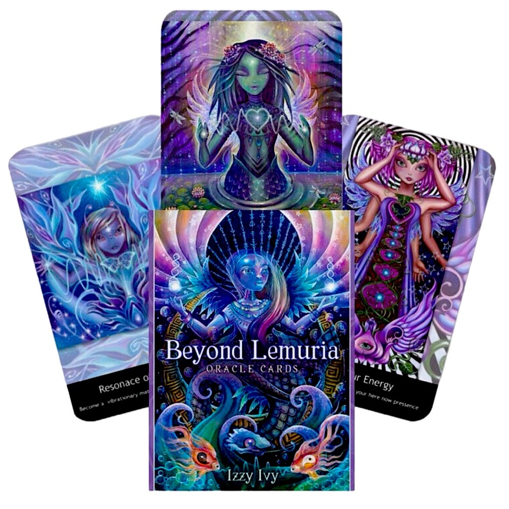 Beyond Lemuria Oracle 56 Color Cards 148 PG Illustrated Book Izzy Ivy